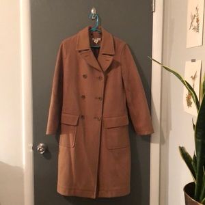 JCrew Wool Long Peacoat